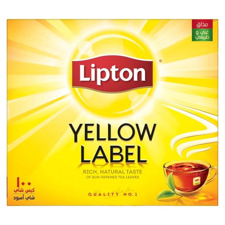 Lipton Yellow Tea Bag 1X100